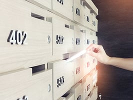 Custom Wood Lockers in Commercial Property