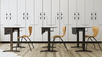 Custom Wood Lockers